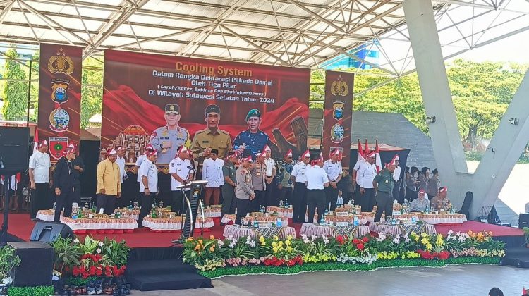 Dr. Ir. Yonggris., MM, Ketua Persatuan Umat Buddha Indonesia (Permabudhi) Sulawesi Selatan, turut hadir mewakili Majelis Agama Buddha. 