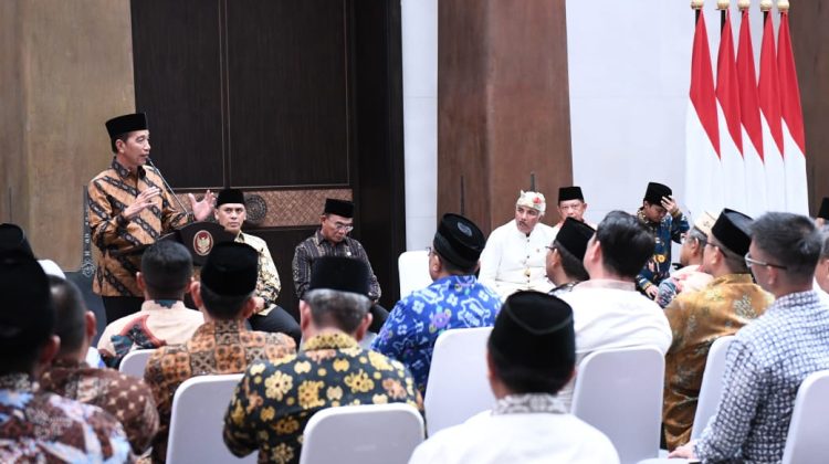 Presiden Jokowi berdialog bersama Asosiasi Forum Kerukunan Umat Beragama Se-Indonesia