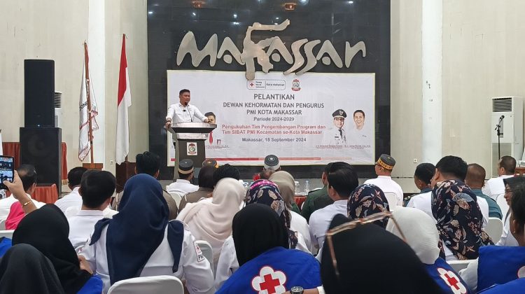 Hadiri Pelantikan Dewan Kehormatan dan Pengurus PMI Kota Makassar, Permabudhi Sulsel : PMI Mitra Kemanusiaan