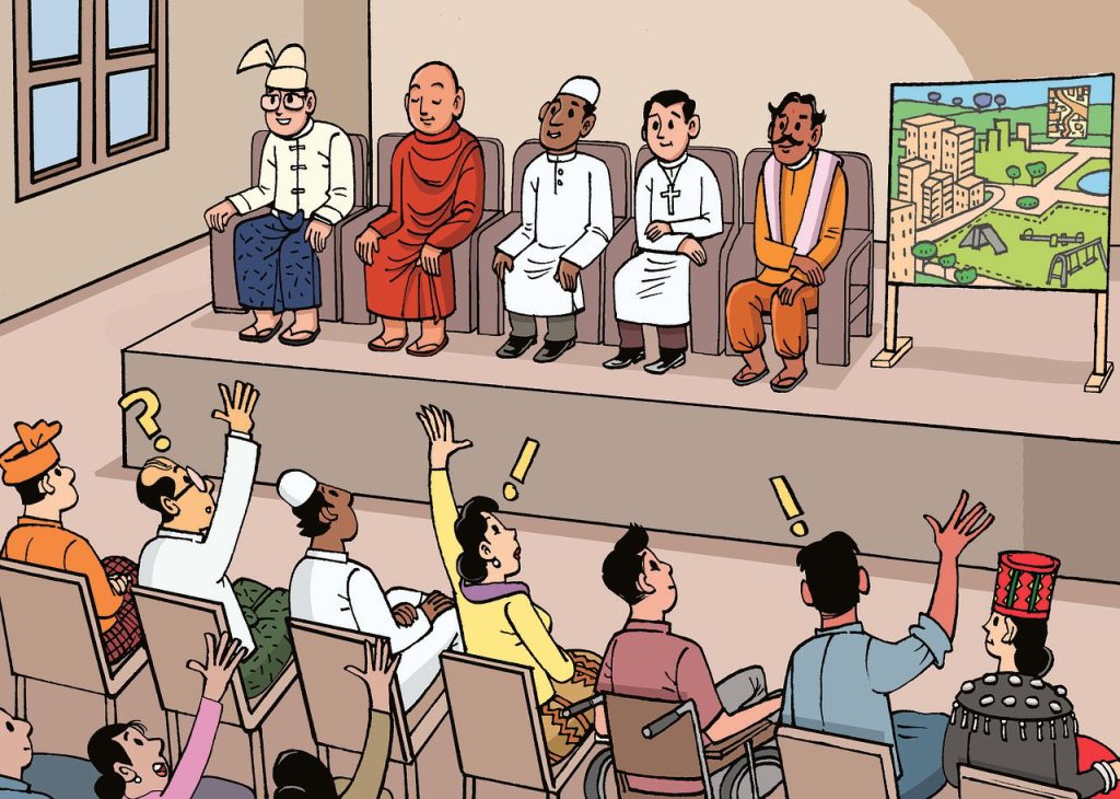 religious, leaders, burma