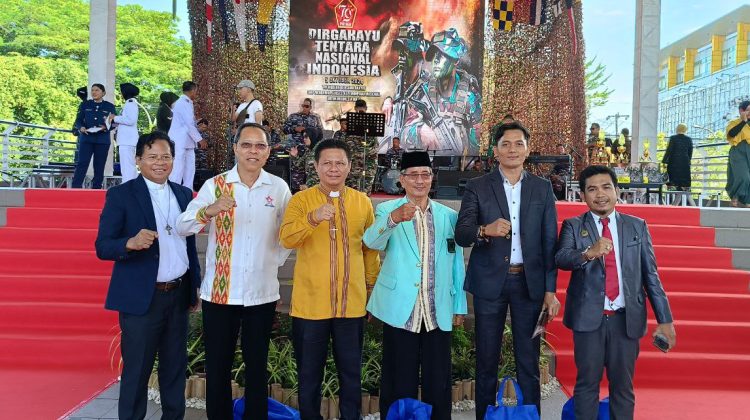 Ketua Permabudhi Sulsel Hadiri Upacara HUT TNI ke-79