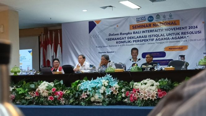 
					Sambut Bali Interfaith Movement 2024, Ketua Permabudhi Sulsel : Deklarasi Istiqlal Jalan Kemanusiaan Menuju Keharmonisan.