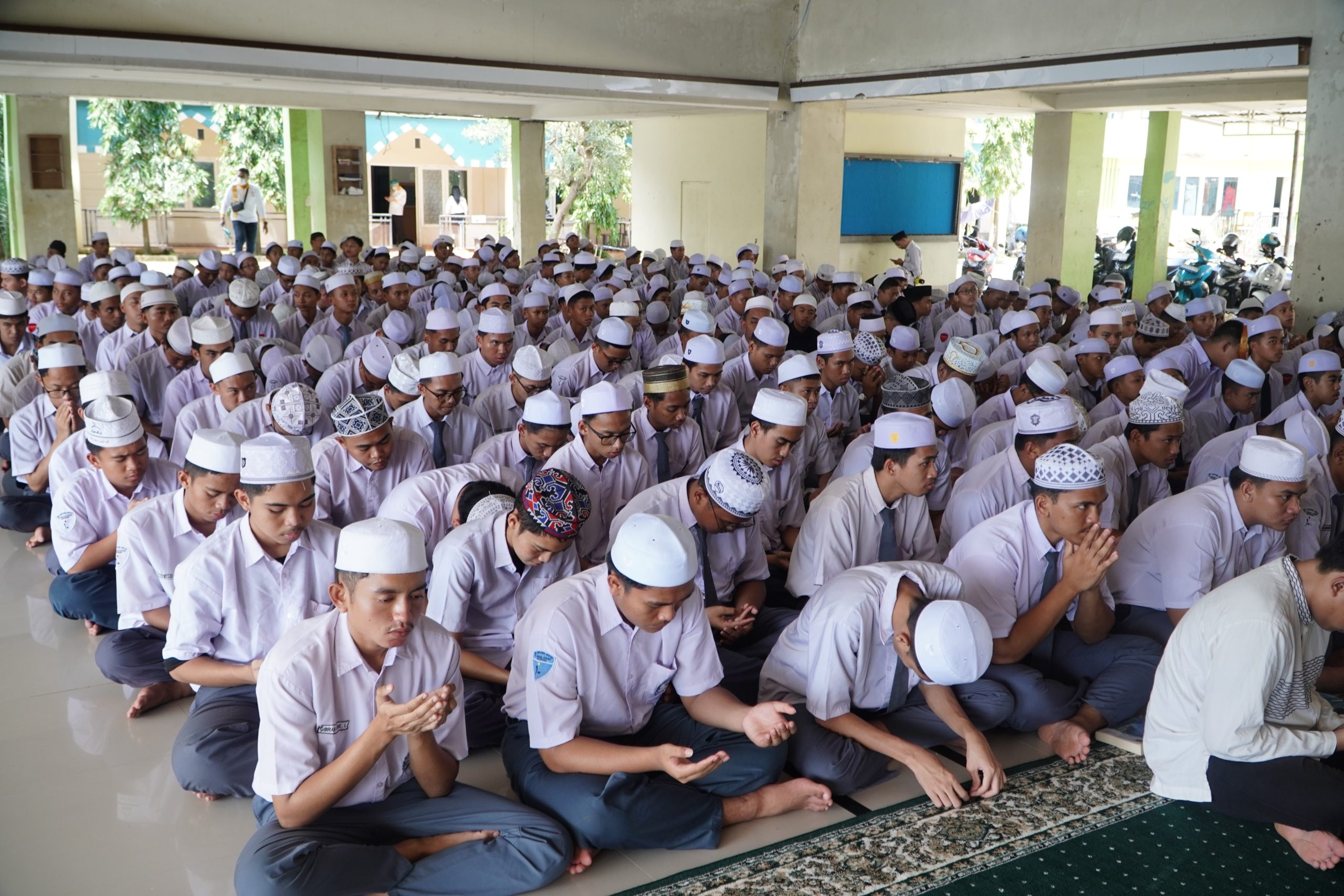 Ratusan Santri Ponpes Al-Imam Ashim antusias ikuti sosialisasi makan sehat vegetararian
