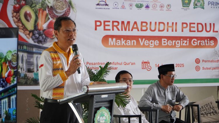 Permabudhi Sulsel Dorong Pola Hidup Sehat melalui Program Makan Bergizi di Pesantren