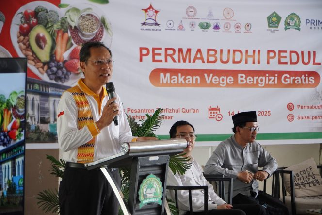 
					Permabudhi Sulsel Dorong Pola Hidup Sehat melalui Program Makan Bergizi di Pesantren