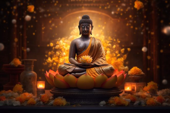 
					Menjelajahi Hubungan Antara Agama Buddha dan Fisika Kuantum: Menyelami Pikiran, Realitas, dan Kesadaran Secara Mendalam