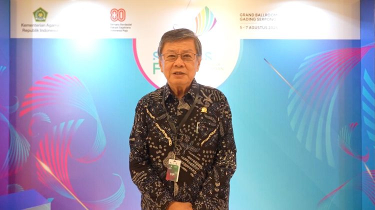 Prof. Philip K. Widjaja, Ketua Umum Permabudhi saat mengahdiri Silatnas FKUB dan Lembaga Keagamaan 2025