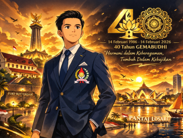 Ilustrasi Ketua Gemabudhi Sulsel, ENrique Justine Sun., S.Kom