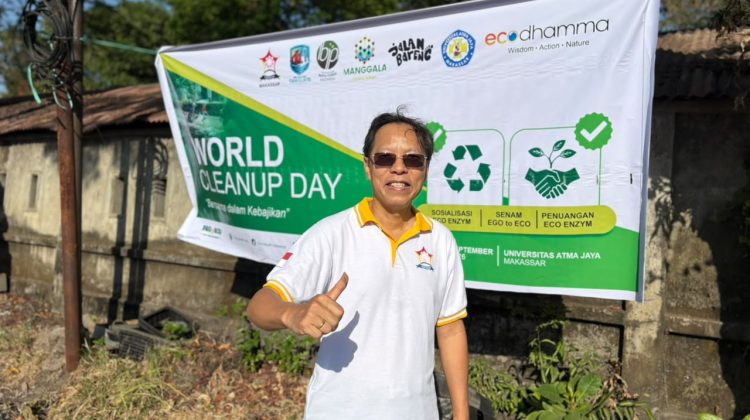 World Cleanup Day di Makassar, PERMABUDHI Sulsel Serukan Bersih Lingkungan dan Cara Berpikir